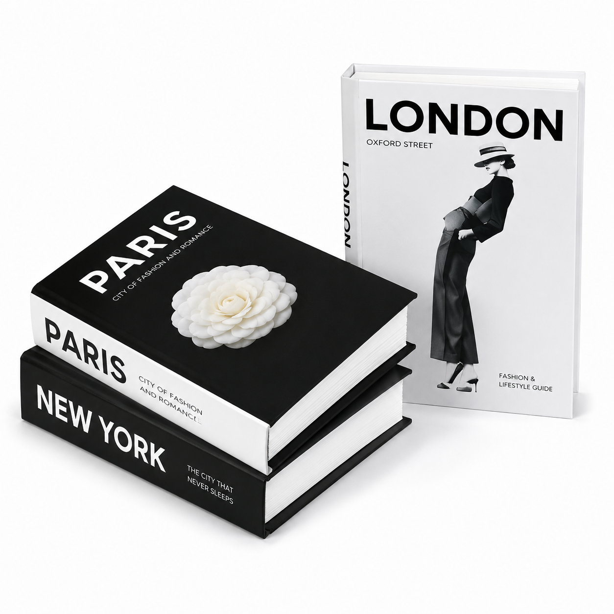 3PCS Decorative Fake Books for Home Decor, Bookshelf & Coffee Table