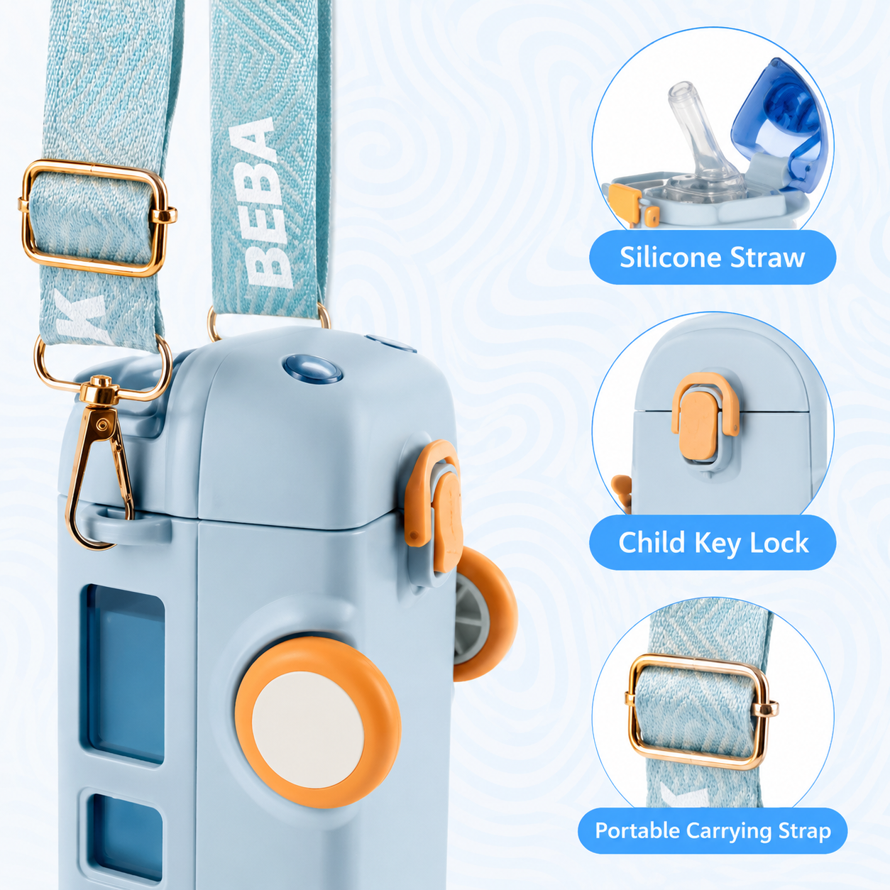 Kids Bus Shape Water Bottle | 600ML | Shop Spot