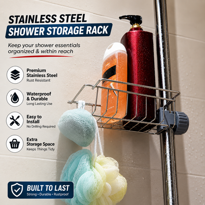 Stainless Steel Faucet Storage Holder – Kitchen Sink Organizer | Shop Spot