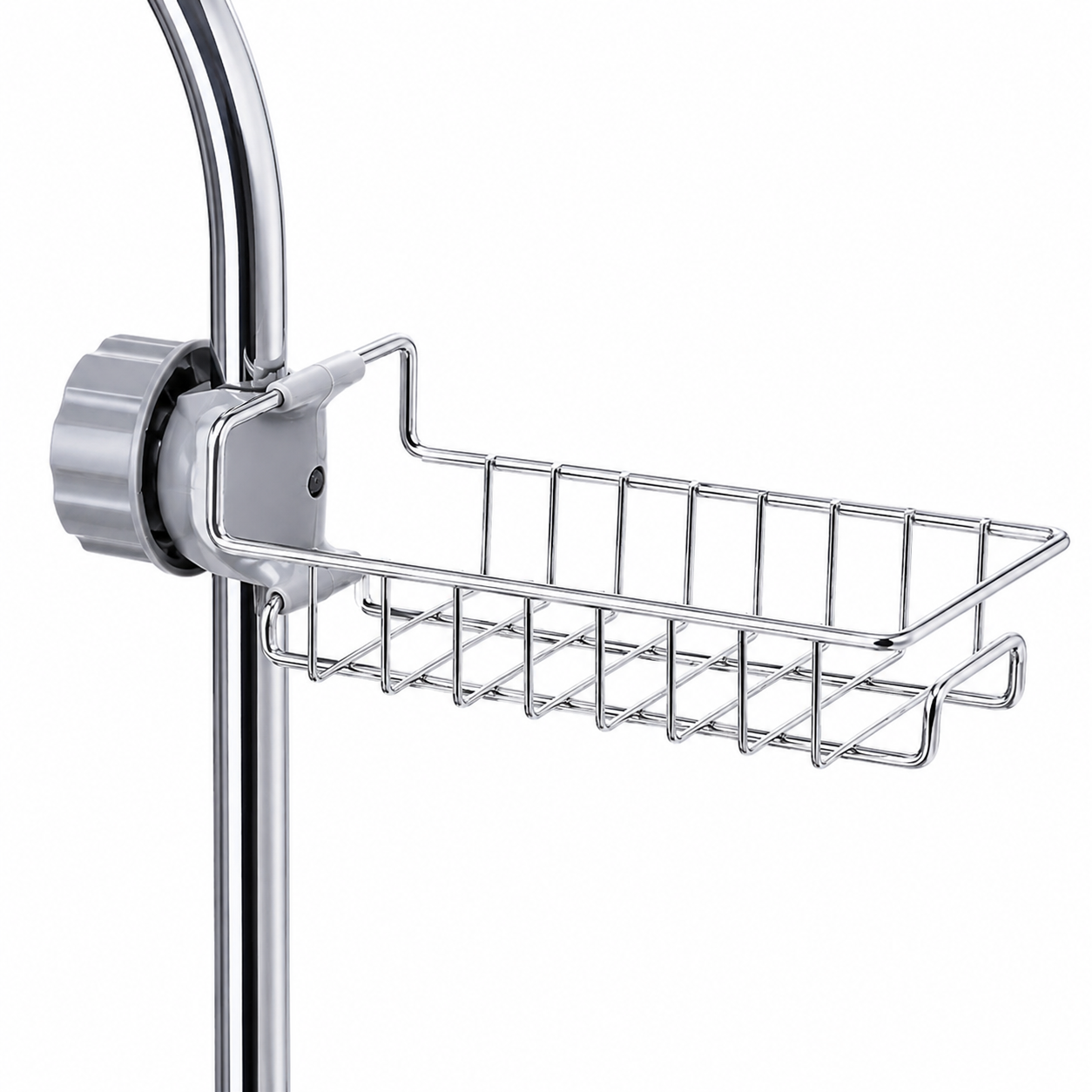 Stainless Steel Faucet Storage Holder – Kitchen Sink Organizer | Shop Spot
